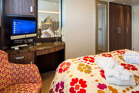 Category CB stateroom aboard the AmaSiena