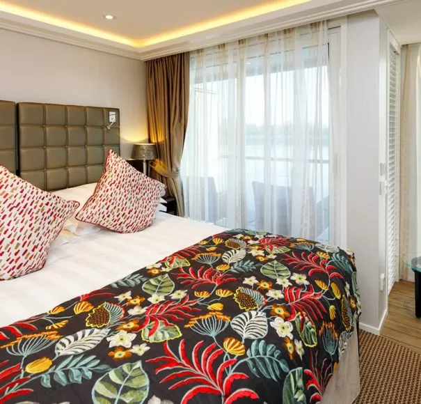 Category BA stateroom aboard the AmaSiena